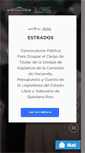 Mobile Screenshot of congresoqroo.gob.mx